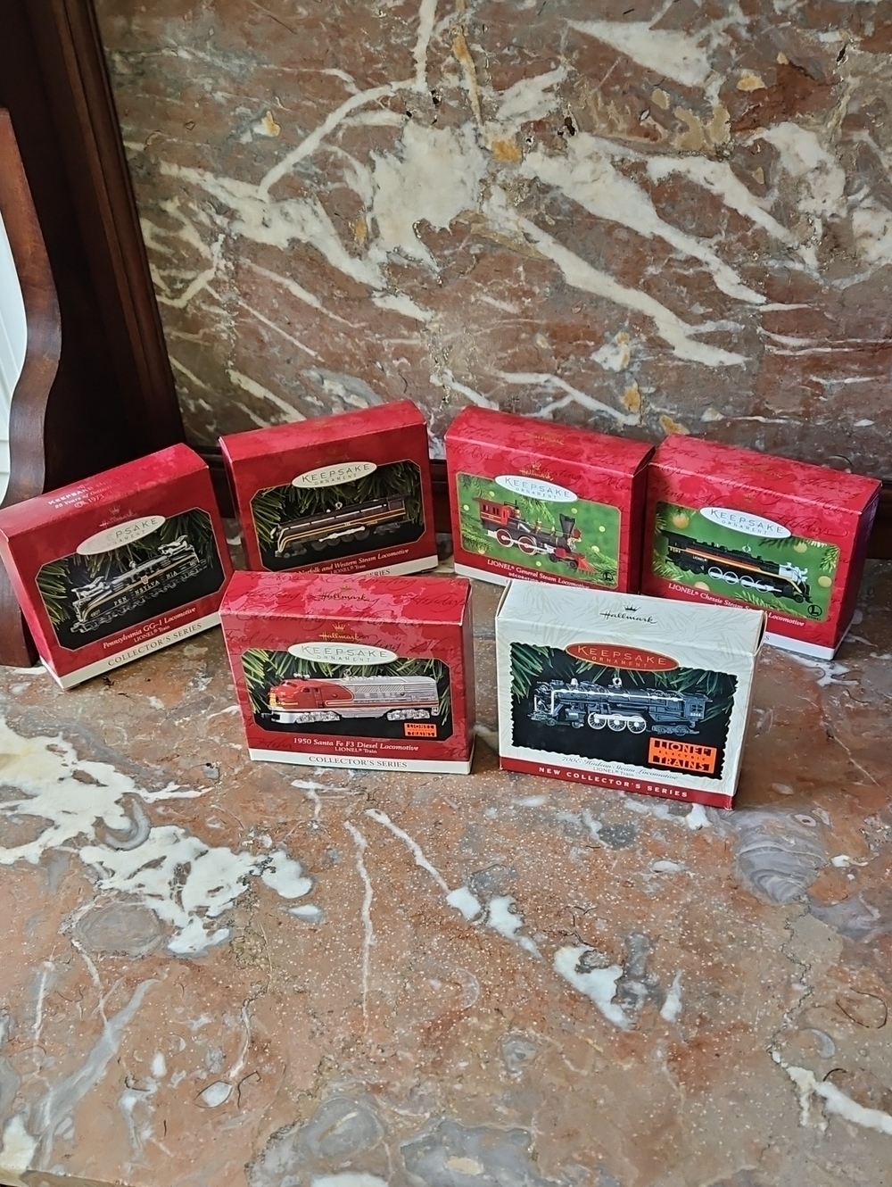 NWT Vintage 1996-2001 Hallmark Lionel Locamotives Set Of Six